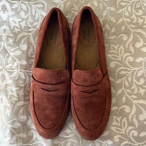 BNIB Clarks Suede Loafers